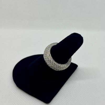 Sale Photo Thumbnail #205: 18k gold diamond band with 3.38cts "G-H" color, "VS" clarity. Appraisal included. $6500.00