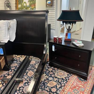 Sale Photo Thumbnail #186: Restoration hardware king size bed, dresser, night stands