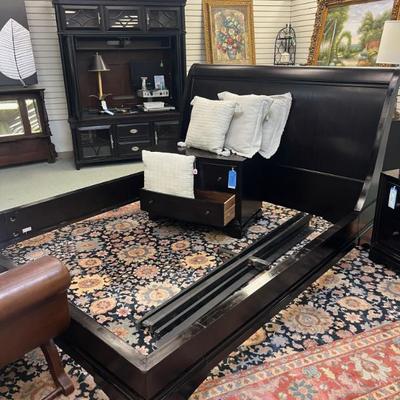 Sale Photo Thumbnail #187: Restoration hardware king size bed, dresser, night stands