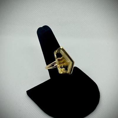 Sale Photo Thumbnail #28: 14k 8.69gr with citrine stone $850.00