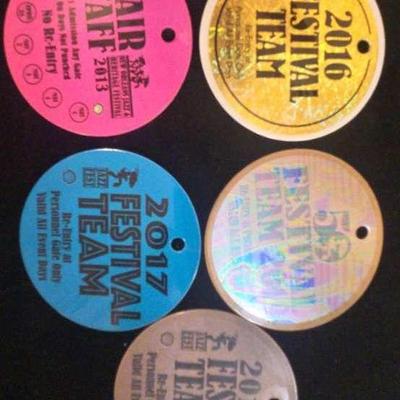 Jazz Festival Vendor Badges