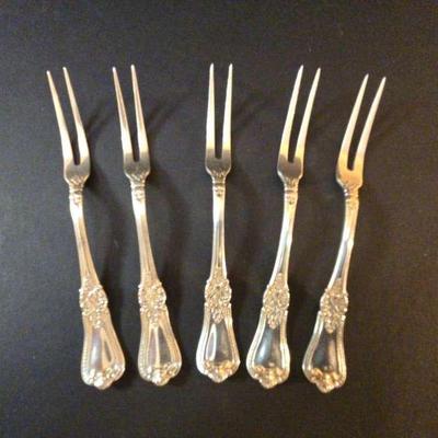 Sterling Silver cold meat serving fork
