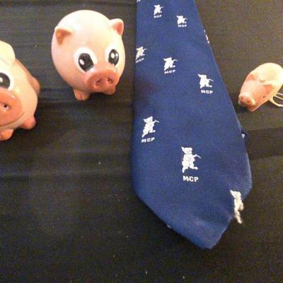 Pig Memorabilia featuring MCP tie