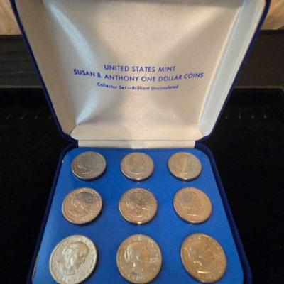 US Mint One Dollar coins collector set