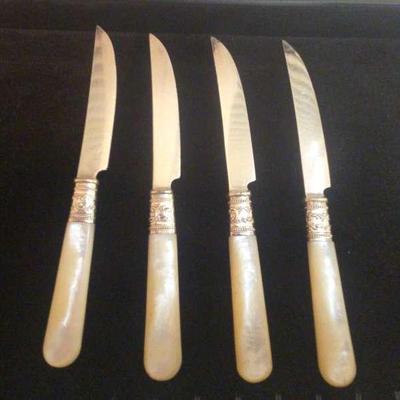 Antique Fruit Knife with Mother of Pearl handle.