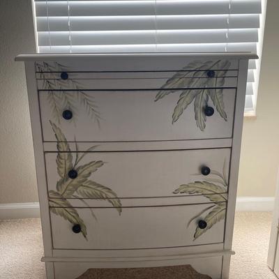 Palm Frond Small Chest Of Drawers 
