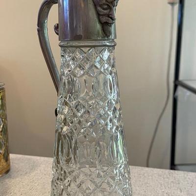 Art Nouveau Face Pitcher