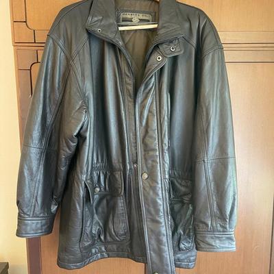 Vintage Members Only Black Leather Jacket