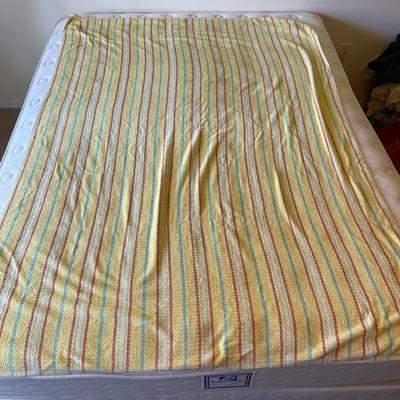 70’s Striped Terry Cloth Blanket