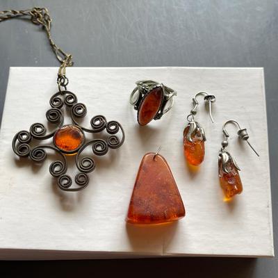1970’s Amber Jewelry