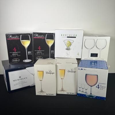 New In Box Glassware 