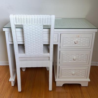 Wicker Desk