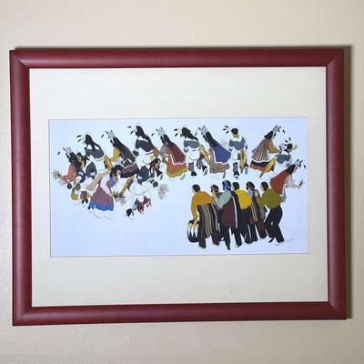 “Santa Clara Corn Dance” Numbered Print