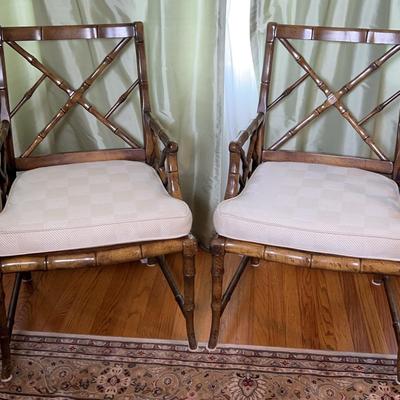 Rattan Arm Chairs