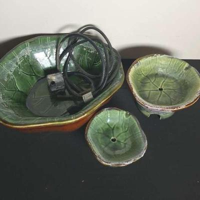 Three Tiered Lily Pad Water Fountain