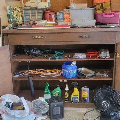 Assorted Car and Household Tools with Organizer