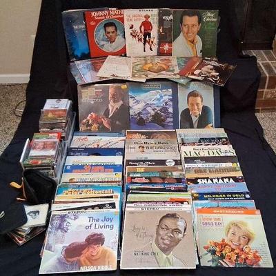 Collection of Christmas & Easy Listening Vinyls