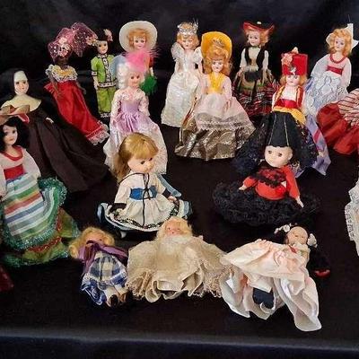 International Doll Collection with Vintage & Handcrafted Designs