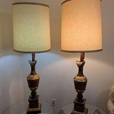 Matching Ornate Table Lamps