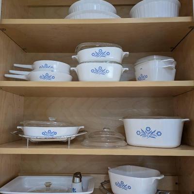 Vintage Corning Ware Cookware Set