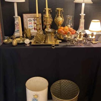 Lamps, Brass Candleholders & Decor – All Powered On