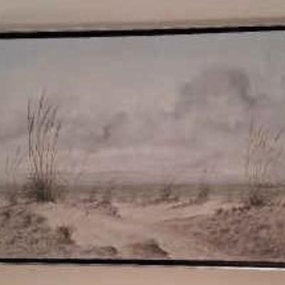Jim Harrison Beach Landscape on Canvas