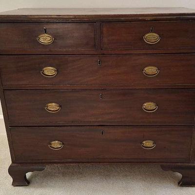 Mahogany Chest with Provenance from Old Edgefield Antiques