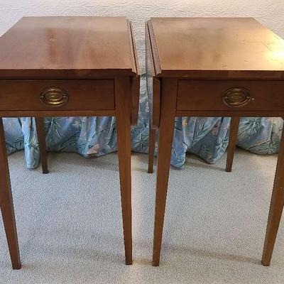 Henkel Harris Matching Drop Leaf Tables