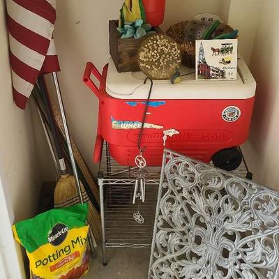 Patio & Garden Assortment Featuring Igloo Cooler