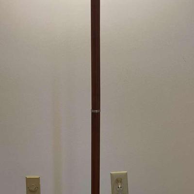Tall Chrome Arc Floor Lamp with Glass Globe
