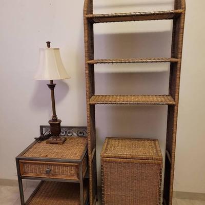 Pier 1 Bed & Bath Wicker Ensemble 