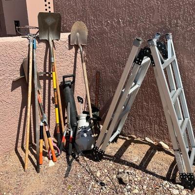 Estway Ladder And Assortment Of Tools