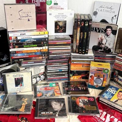 Compilation Of Music CDs & Now Classic Movies