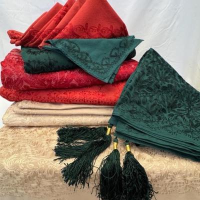 Elegant To Whimsical, Holiday Linens 