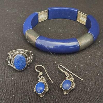 Asian Sterling Silver Set 