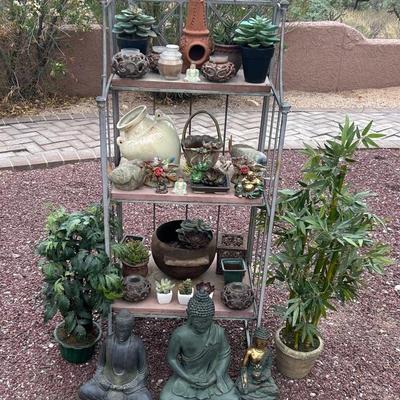 Baker’s Rack, Small Planters, And More