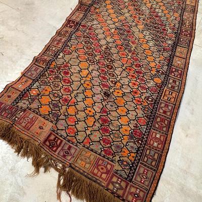 Hand Woven Middle Eastern Tapestry Rug 