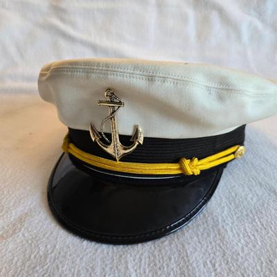 Naval Cadet Costume Visor Hat
