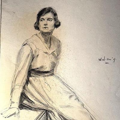 Wirtz #7: Seated Woman
