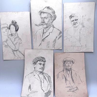 Willem Wirtz #17: Four Men And Asian Dancer