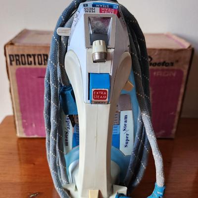 Vintage Mary Proctor Iron, Proctor-Silex "Super-Steam" Clothing Iron