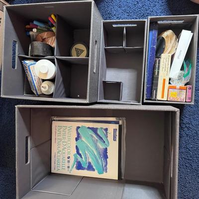 Craft Crate And Contents - Lots O'leather