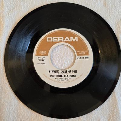 Vintage Procol Harum "Whiter Shade of Pale" 45rpm Record