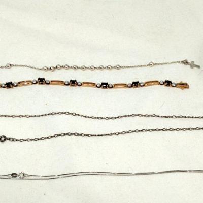 Sterling Silver & Gems 