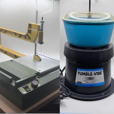 Rock Tumbler,  And Scroll Saw