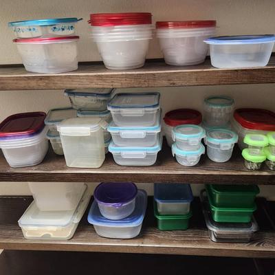 45pc Kitchen Food Storage Containers - Snapware, OXO, Rubbermaid, Glad