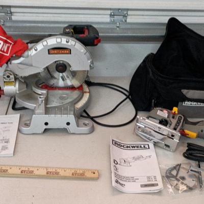 Craftsman Compound Miter Saw, Rockwell Mini Circular Saw