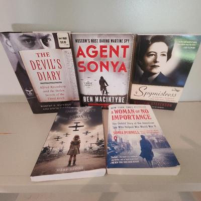 5 World War II Novels & Nonfiction Books - The Devil's Diary, Spymistress, Agent Sonya