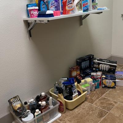 Cleaning Supply Lot 3 - Swiffer Mop Replacements, Windex, Furniture Polish, + Lightbulbs