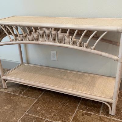 Leaders Casual Furniture Rattan Wicker Sofa Table 47x29x15